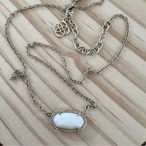 Kendra Scott Elisa Gold & White Necklace